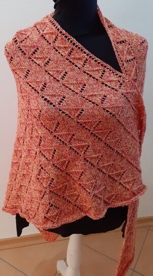 Strickanleitung Tuch "Amaya"