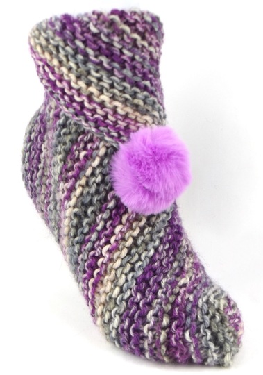 Strickanleitung Hausssocken "Square"