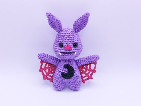 Häkelanleitung "Vladolin die kleine Fledermaus"