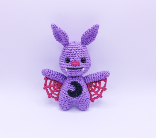 Häkelanleitung "Vladolin die kleine Fledermaus"