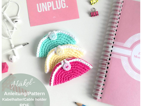 Häkelanleitung Kabelhalter
