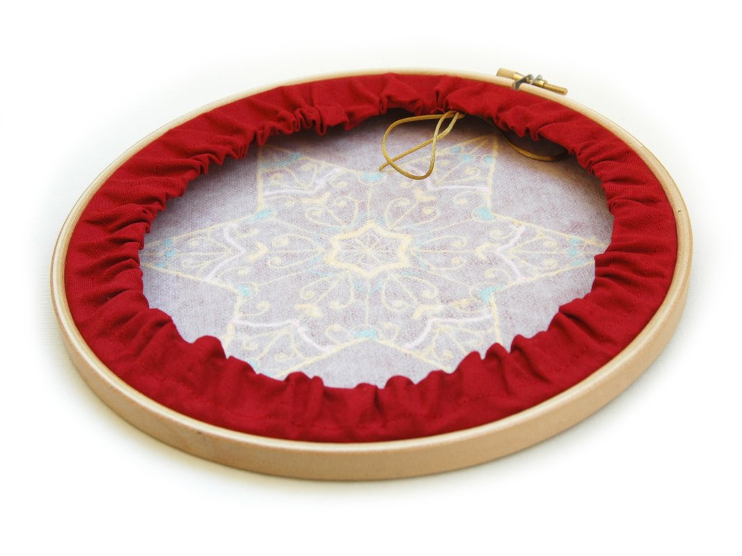 Embroidery Pattern Christmas Star Mandala