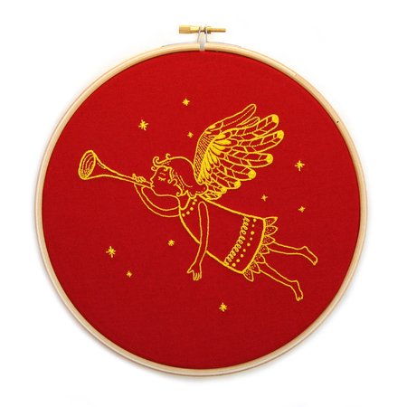 Embroidery Pattern Christmas Angel