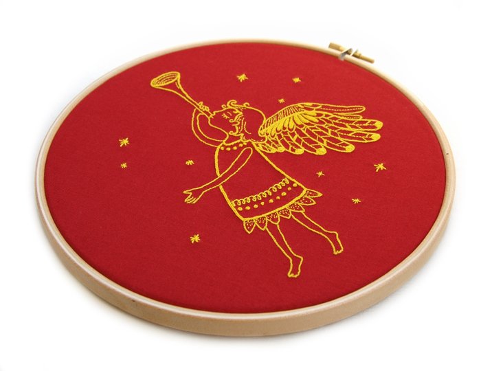 Embroidery Pattern Christmas Angel