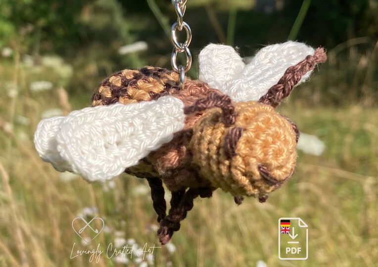 Bee Florella amigurumi crochet pattern