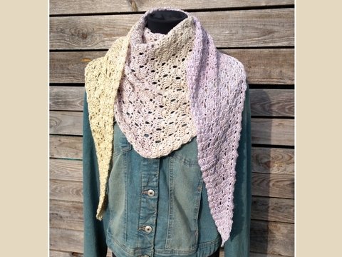 Häkelanleitung Tuch Caitlen