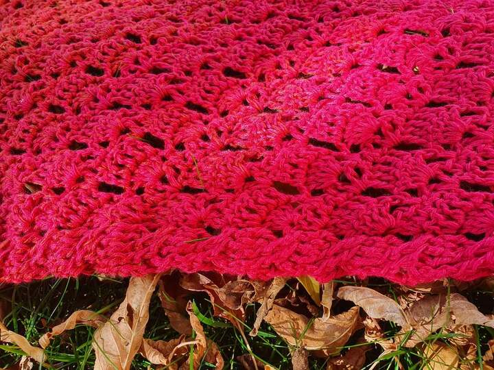 Häkelanleitung Tuch Caitlen