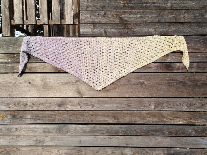 Häkelanleitung Tuch Caitlen