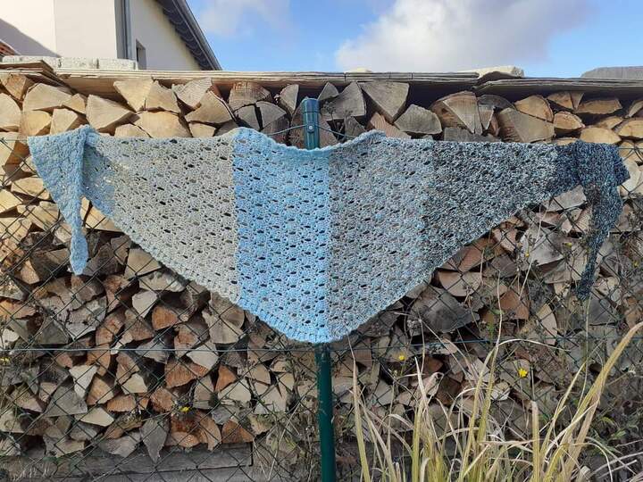 Häkelanleitung Tuch Caitlen