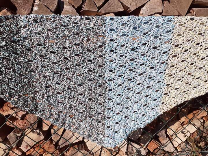 Häkelanleitung Tuch Caitlen