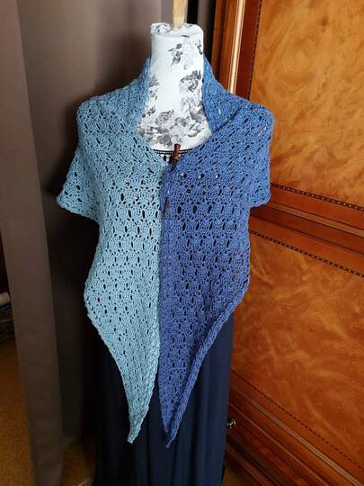 Häkelanleitung Tuch Caitlen