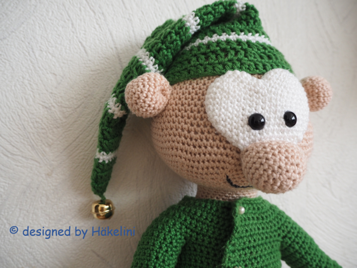 Karl der Weihnachtself – Häkelanleitung von Häkelini