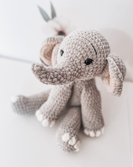 Häkel - Anleitung Elefant Emily *Amigurumi* Sprache: Deutsch