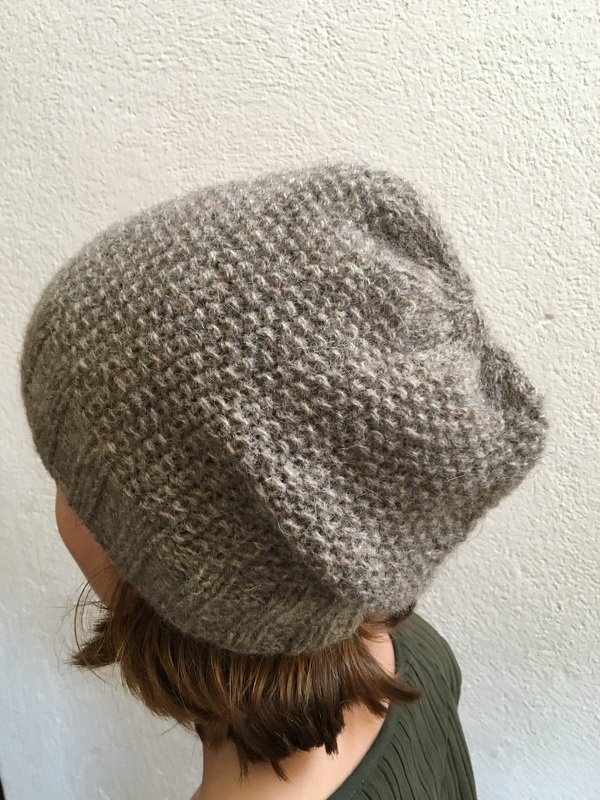 Haube Perlmuster Schafwolle Strickanleitung - Bild 2