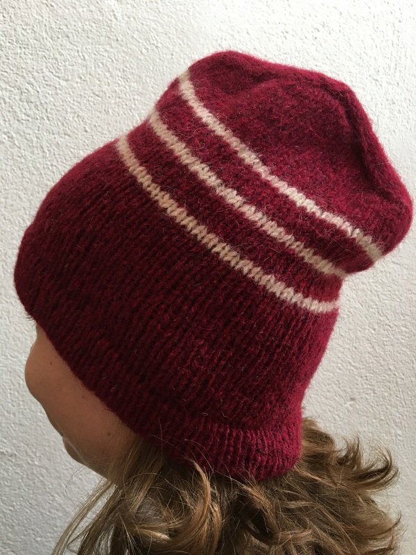 Haube im Retrolook Strickanleitung - Bild 3