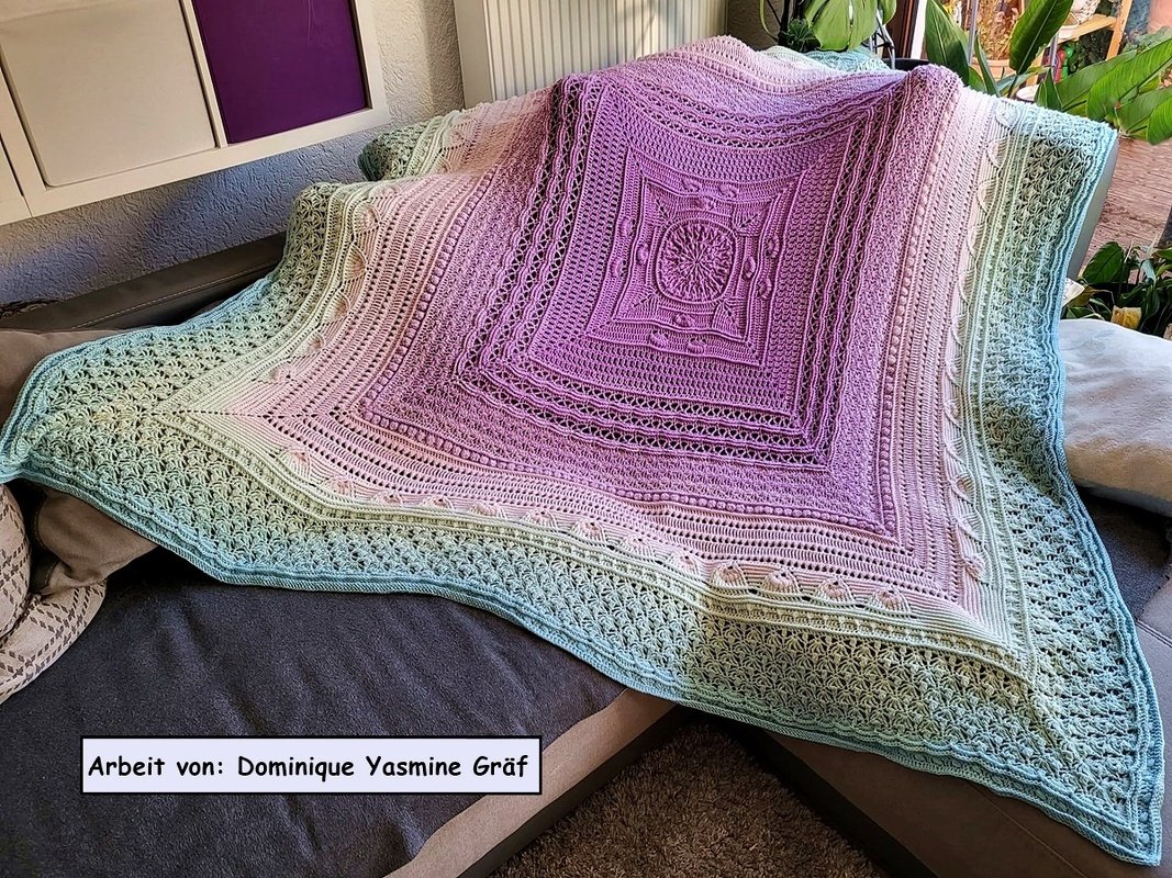 Häkelanleitung Decke „Fantastic“ - Bild 4