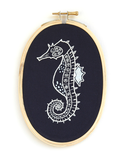 Embroidery Pattern Seahorse