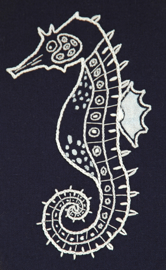 Embroidery Pattern Seahorse