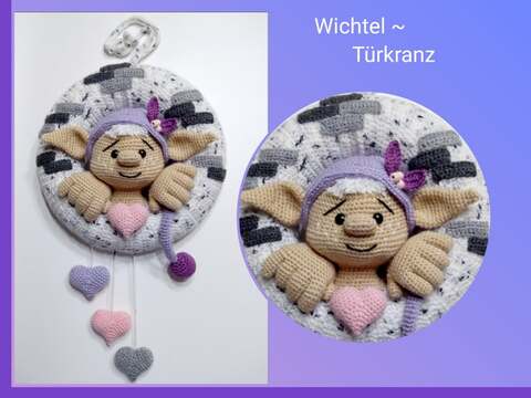 Häkelanleitung / Amigurumi / Wichtel-Türkranz