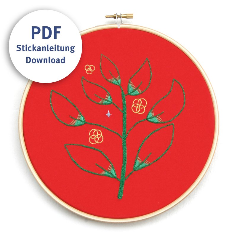 Embroidery Pattern Make a Wish Tree
