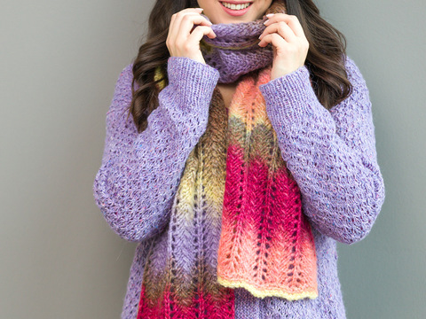 Gemma - Schal mit Farbverlauf