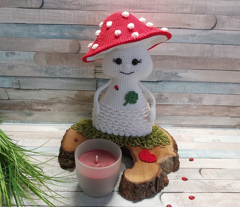 Häkelanleitung Fliegenpilzmädchen "Fine" (Glücksbringer für viele Anlässe) - Bild 5