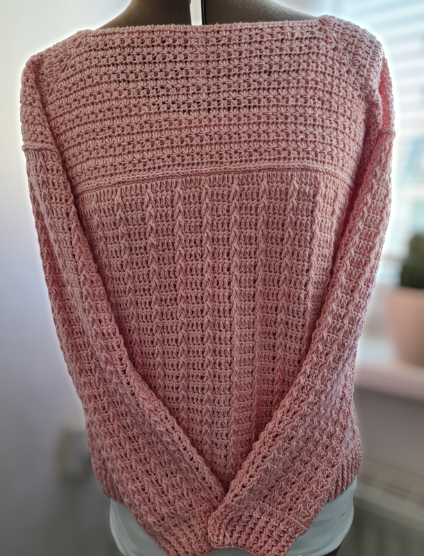 Pullover "Stars and Stripes" Häkelanleitung RVO jede Größe - Bild 2