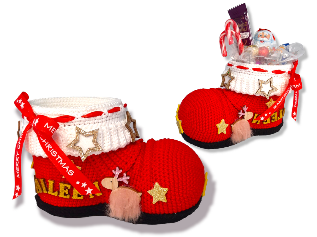 Crochet Pattern " The Santa boot "