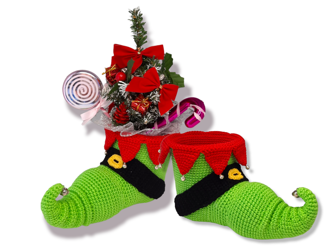 Häkelanleitung "Sparset Nikolausstiefel und Elfenschuh" - Bild 5