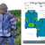 PDF Schnittmuster für eine Kinder Jacke ( Hoodiejacke) in den Größen 92-170
