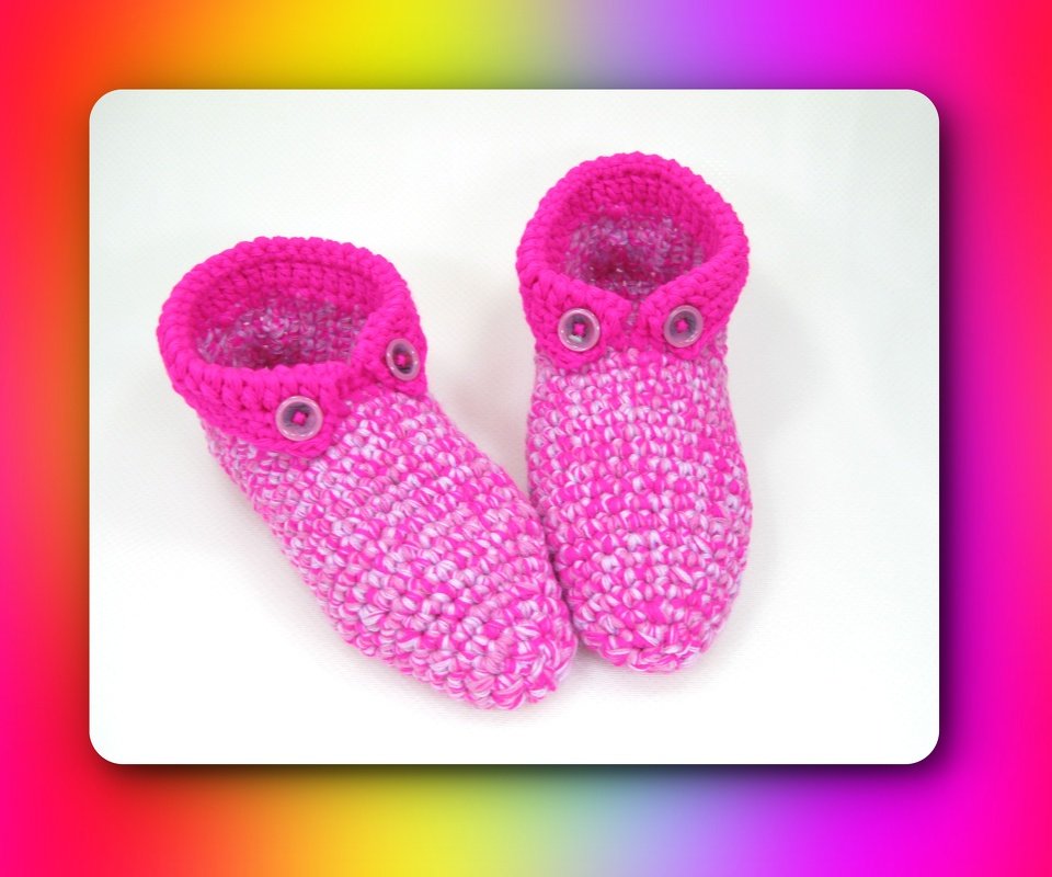 Häkelanleitung Puschen Hausschuhe Haussocken Modell 3