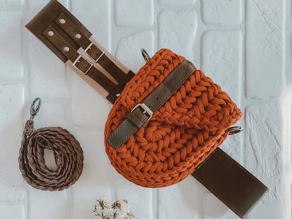 Crochet pattern fanny pack bag holster PDF digital and video tutorial
