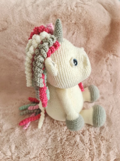Häkelanleitung Flauschi das Einhorn