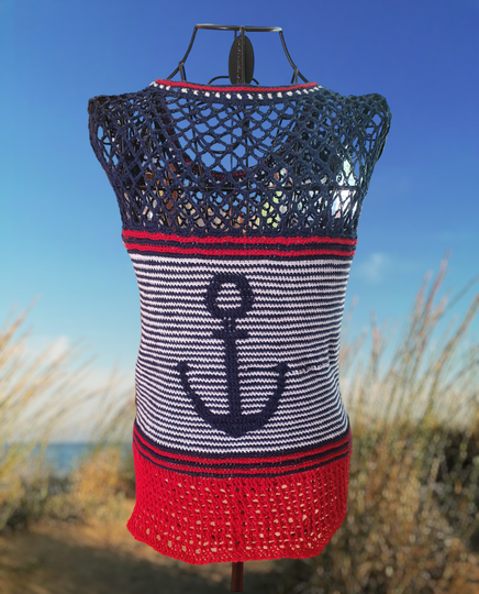 Häkelanleitung für das Marineshirt 