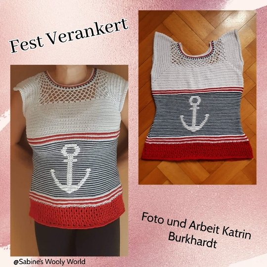 Häkelanleitung für das Marineshirt 