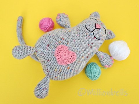 Süßes Kätzchen Amigurumi Häkelanleitung Katze Kuscheltier Spielzeug