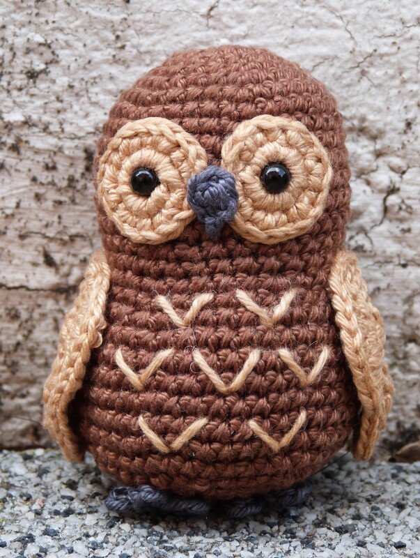 Crochet Pattern for left-handers: The Grim Reaper and his owl. - Image 2