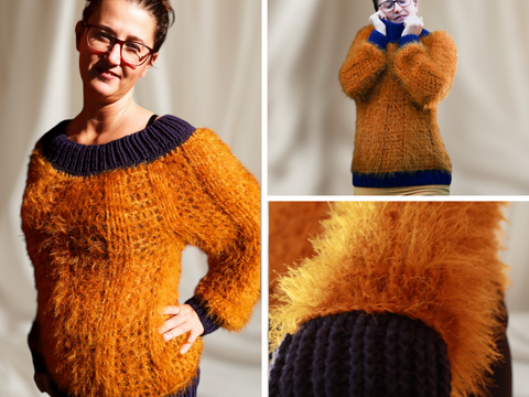 Häkelanleitung DIVA - Der ultimative Luxus-Pullover für modebewusste Frauen