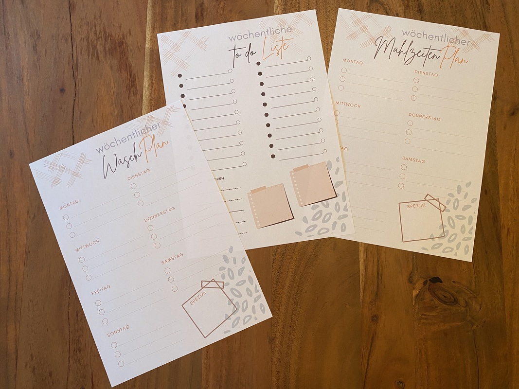 Three printable Themeplanner - Image 4