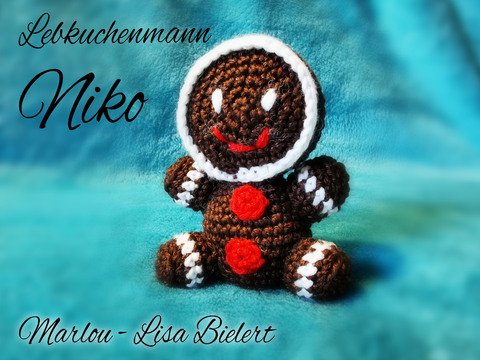 Häkelanleitung - Lebkuchenmann Niko