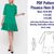 Flounce Hem Dress Pattern Free PDF Sewing Patterns Free Dress Pattern