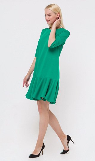 Flounce Hem Dress Pattern Free PDF Sewing Patterns Free Dress Pattern