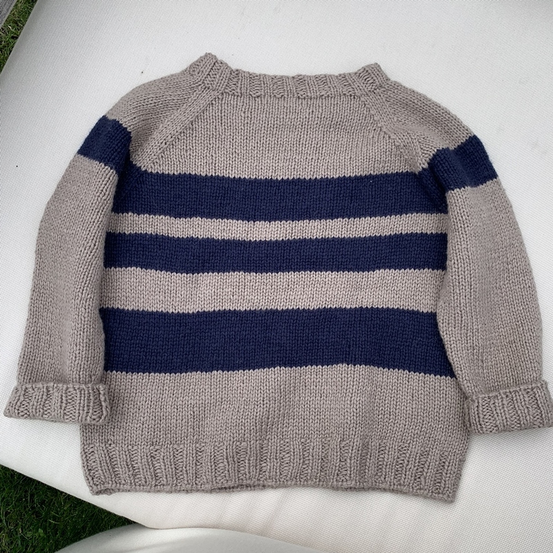 Strickanleitung Kinderpullover Malte Größe 92 - 122 - Bild 4