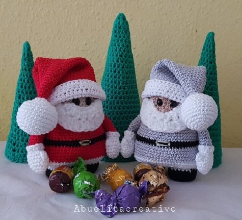 Häkelanleitung Weihnachtsdeko zum Befüllen - Santa Claus