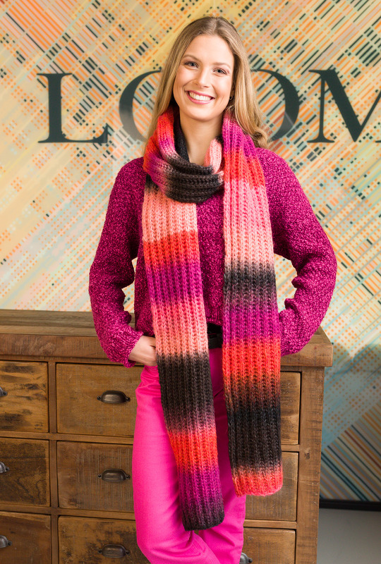 Enja - Schal in changierender Farbe