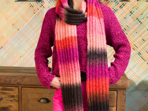 Enja - Schal in changierender Farbe