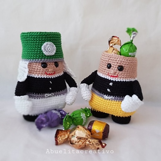 Häkelanleitung Weihnachtsdeko zum Befüllen - Kleiner Bergmann