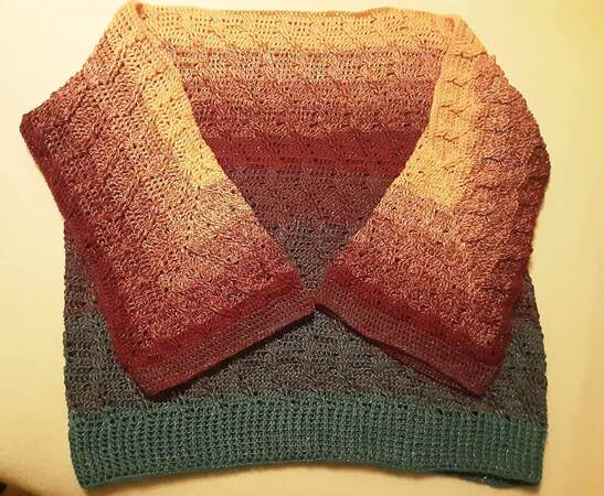 1 Bobbel Pullover Diagonal