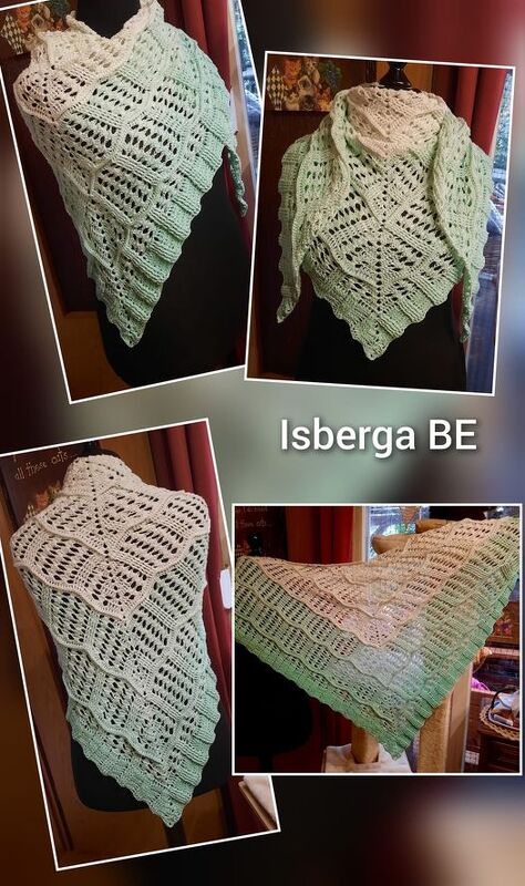 Triangular scarf „Isberga BE“ – Crochet Pattern - Image 7