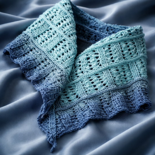 Triangular scarf „Isberga BE“ – Crochet Pattern